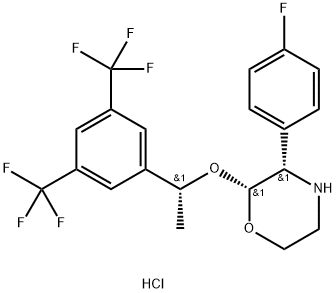 Chlorhydrate de (2R,3S)-2-[(1R)-1-[3,5-Bis(trifluorométhyl)phényl]éthoxy]-3-(4-fluorophényl)morpholine