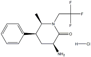 Chlorhydrate de (3S,5S,6R)-3-amino-6-méthyl-5-phényl-1-(2,2,2-trifluoroéthyl)pipéridin-2-one
