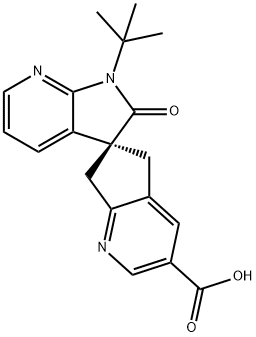 (S)-1'-(tert-butyl)-2'-oxo-1',2',5,7-tétrahydrospiro[cyclopenta[b]pyridine-6,3'-pyrrolo[2,3-b]pyridine acide ]-3-carboxylique