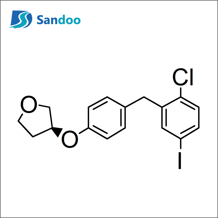 (S)-3-(4-(2-chloro-5-iodobenzyl)phénoxy)-tétrahydrofuranne