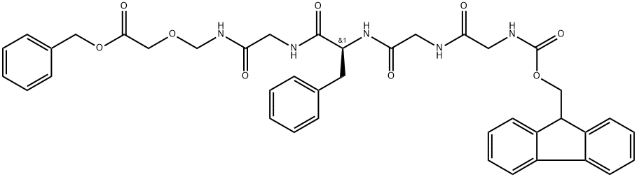 (S)-benzyl 11-benzyl-1-(9H-fluorén-9-yl)-3,6,9,12,15-pentaoxo-2,18-dioxa-4,7,10,13,16-pentaazaicosan -20-avoine