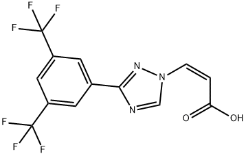 Acide (Z)-3-(3-(3,5-bis(trifluorométhyl)phényl)-1H-1,2,4-triazol-1-yl)acrylique