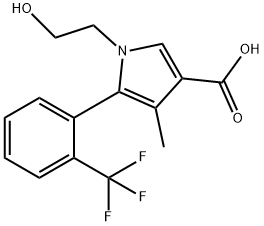 Acide 1-(2-hydroxyéthyl)-4-méthyl-5-(2-(trifluorométhyl)phényl)-1H-pyrrole-3-carboxylique