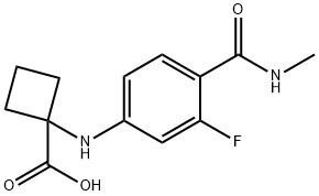 Acide 1-((3-fluoro-4-(méthylcarbamoyl)phényl)amino)cyclobutanecarboxylique