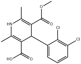 Acide 1,4-Dihydro-2,6-diméthyl-4-(2',3'-dichlorophényl)-5-carboxy méthyl-3-pyridinecarboxylique