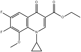 Ester éthylique de l'acide 1-cyclopropyl-6,7-difluoro-1,4-dihydro-8-méthoxy-4-oxo-3-quinoléinecarboxylique