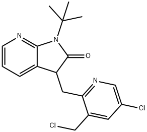 1-(tert-butyl)-3-((5-chloro-3-(chlorométhyl)pyridin-2-yl)méthyl)-1,3-dihydro-2H-pyrrolo[2,3-b]pyridin-2- un