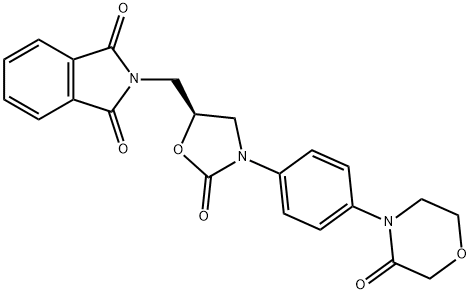 1h-isoindole-1,3(2h)-dione, 2-[[(5s)-2-oxo-3-[4-(3-oxo-4-morpholinyl)phényl]-5-oxazolidinyl]méthyl]-
