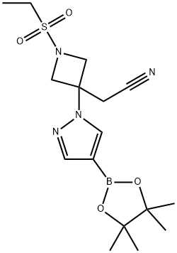 2-(1-(éthylsulfonyl)-3-(4-(4,4,5,5-tétraméthyl-1,3,2-dioxaborolan-2-yl)-1H-pyrazol-1-yl)azétidin-3- yl)acétonitrile