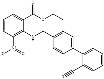 Ester éthylique de l'acide 2-[[(2'-Cyano[1,1'-biphényl]-4-yl)méthyl]amino]-3-nitro-benzoïque