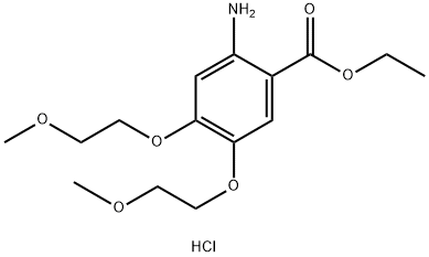 Chlorhydrate d'ester éthylique d'acide 2-Amino-4,5-bis(2-méthoxyéthoxy)benzoïque