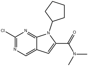 2-Chloro-7-cyclopentyl-N,N-diméthyl-H-pyrrolo[2,3-d]pyrimidine-6-carboxamide