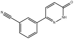 3-(6-oxo-1,6-dihydro-3-pyridazinyl)benzonitrile