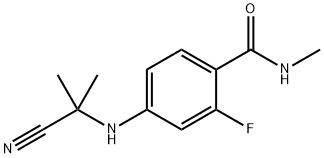 4-(2-CYANOPROPAN-2-YLAMINO)-2-FLUORO-N-MÉTHYLBENZAMIDE