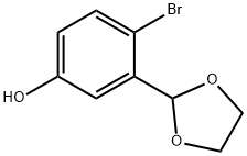 4-bromo-3-(1,3-dioxolan-2-yl)phénol
