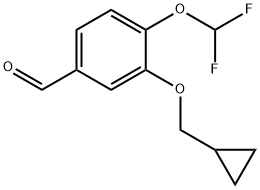 4-(Difluorométhoxy)-3-(cyclopropylméthoxy)benzaldéhyde