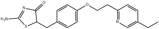 5-{4-[2-(5-éthyl-2-pyridyl)éthoxy]benzyl}-2-imino-4-thiazolidinone