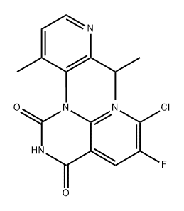 7-chloro-6-fluoro-(1M)-1-[4-méthyl-2-(propan-2-yl)pyridin-3-yl]pyrido[2,3-d]pyrimidine-2,4(1H, 3H)-dione