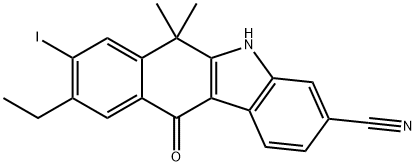 9-éthyl-8-iodo-6,6-diméthyl-11-oxo-6,11-dihydro-5H-benzo[b]carbazole-3-carbonitrile