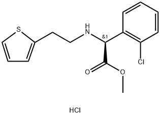 Chlorhydrate de D-(+)-méthyl-alpha-(2-thiénylethamino)(2-chlorophényl)acétate