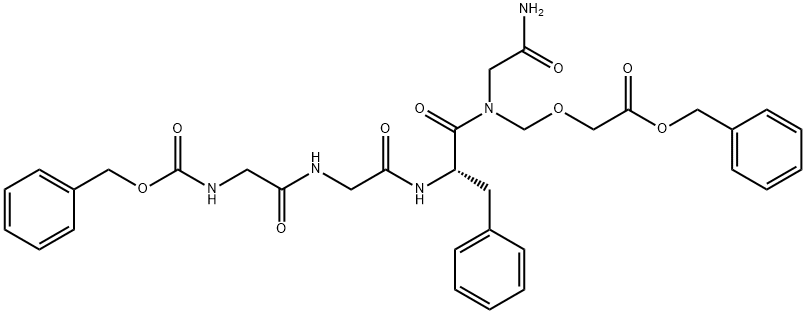 Glycinamide,N-[(phénylméthoxy)carbonyl]glycylglycyl-L-phénylalanyl-N-[[2-(phénylméthoxy)-2-oxoéthoxy]méthyl]-