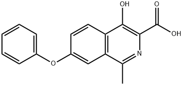 1-chloro-4-hydroxy-7-phénoxyisoquinoléine-3-carboxylate de méthyle