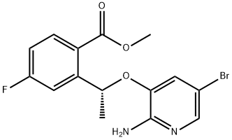 méthyl(R)-2-(1-((2-amino-5-bromopyridin-3-yl)oxy)éthyl)-4-fluorobenzoate