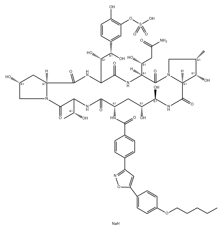 Micafungine sodique