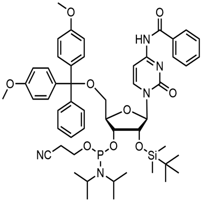 Phosphoramidite de cytidine N-bloqué-5'-O-DMT-2'-O-TBDMS CED
