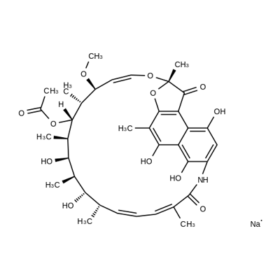 Rifamycine sodique