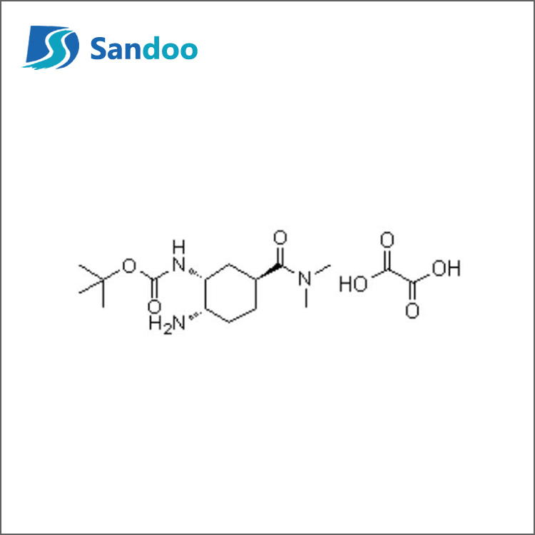 Oxalate de tert-butyle [(1R,2S,5S)-2-amino-5-[(diméthylamino)carbonyl]cyclohexyle]carbamate